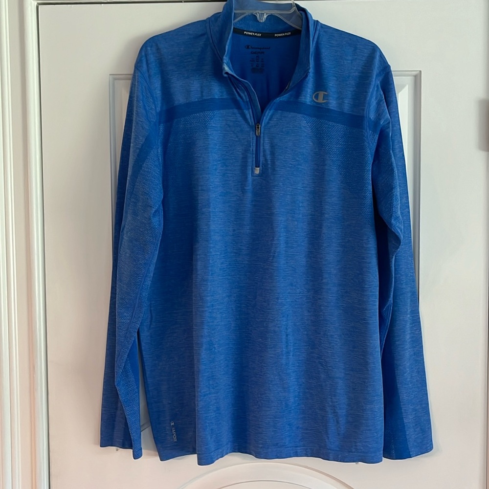 Champion Gear Power Flex 1/4 Zip Performance Shirt EUC